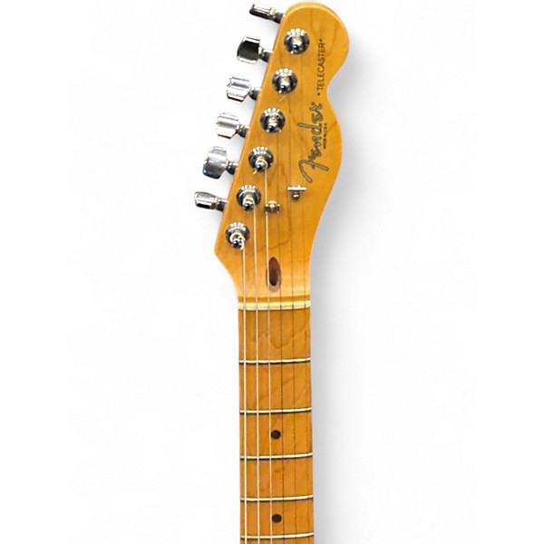 Used Fender TELECASTER PLUS 2 Tone Sunburst Solid Body Electric Guitar