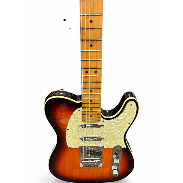 Used Fender TELECASTER PLUS 2 Tone Sunburst Solid Body Electric Guitar