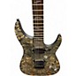 Used Schecter Guitar Research OMEN ELITE 6 Trans Charcoal Solid Body Electric Guitar