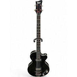 Used Hofner Ignition Series Vintage 4 String Black Electric Bass Guitar