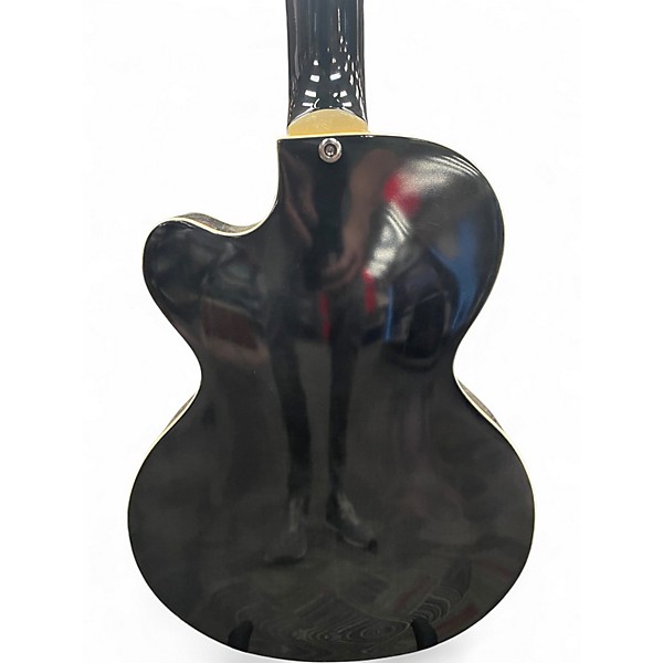 Used Hofner Ignition Series Vintage 4 String Black Electric Bass Guitar