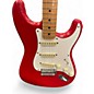 Vintage 1980s Squier Standard Stratocaster Fiesta Red Solid Body Electric Guitar