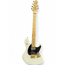 Used Sterling by Music Man JARED DINES ARIST SERIES STING RAY Olympic White Solid Body Electric Guitar
