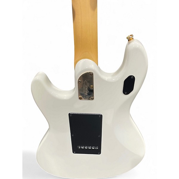 Used Sterling by Music Man JARED DINES ARIST SERIES STING RAY Olympic White Solid Body Electric Guitar