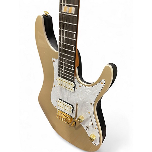 Used Ibanez SCOTT LEPAGE SIGNATURE KRYS10 Metallic Gold Solid Body Electric Guitar