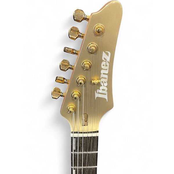 Used Ibanez SCOTT LEPAGE SIGNATURE KRYS10 Metallic Gold Solid Body Electric Guitar