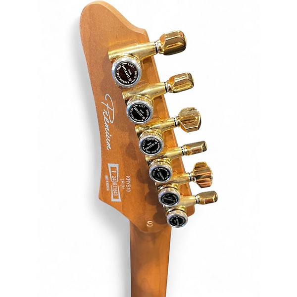 Used Ibanez SCOTT LEPAGE SIGNATURE KRYS10 Metallic Gold Solid Body Electric Guitar