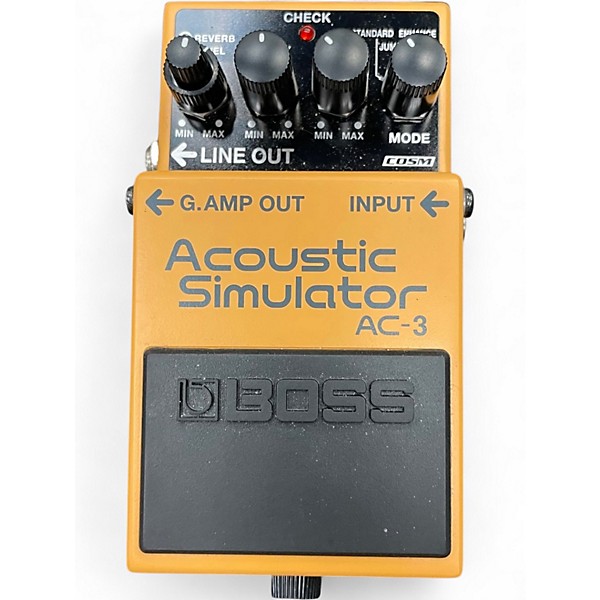 Used BOSS AC3 Acoustic Simulator Effect Pedal