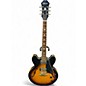 Used Epiphone ES335 Pro 2 Tone Sunburst Hollow Body Electric Guitar thumbnail