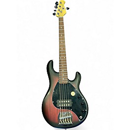 Used Sterling by Music Man Ray5 5 String Ruby Electric Bass Guitar