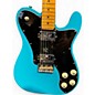 Used Fender American Professional II Telecaster Deluxe Blue Solid Body Electric Guitar