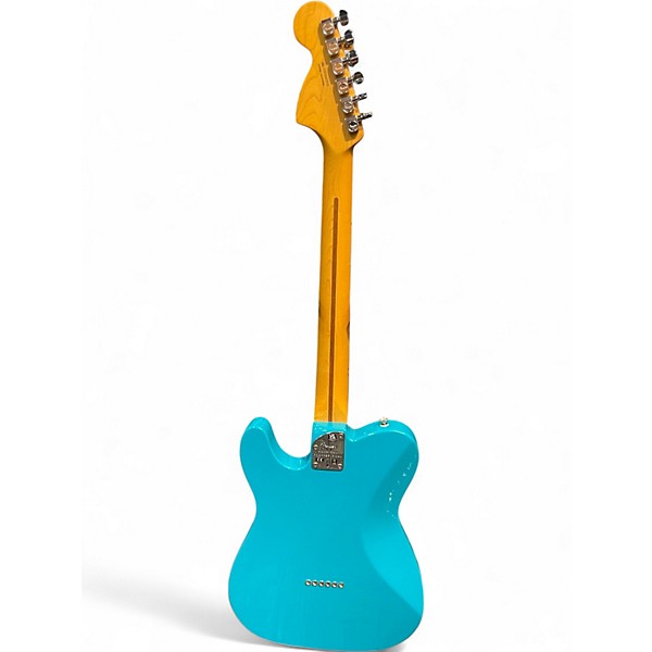 Used Fender American Professional II Telecaster Deluxe Blue Solid Body Electric Guitar