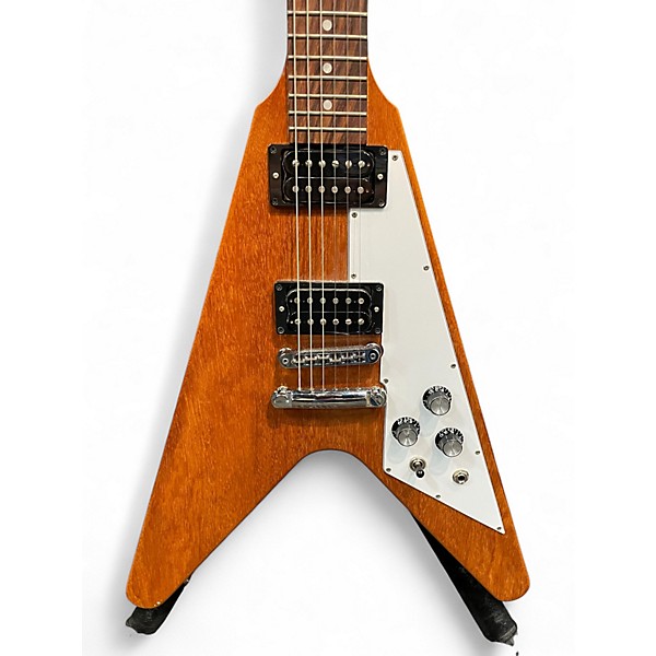 Used Gibson FLYING V Antique Natural Solid Body Electric Guitar