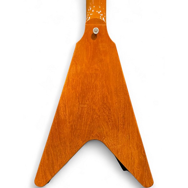 Used Gibson FLYING V Antique Natural Solid Body Electric Guitar