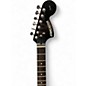 Used Starcaster by Fender Stratocaster Black Solid Body Electric Guitar