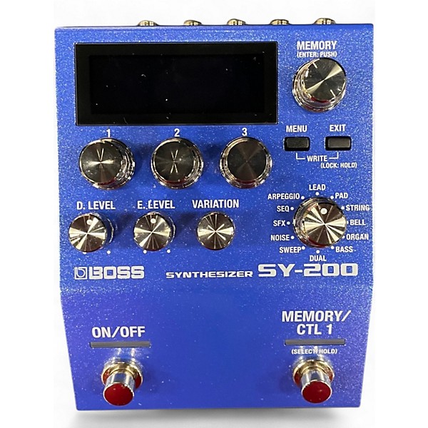 [中古]Boss SY-200 ギターシンセ Used BOSS SY200 SYNTHESIZER Effect Pedal | Guitar Center