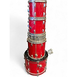 Used CB Percussion 4 Piece MX Series Red Drum Kit