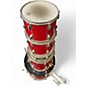 Used CB Percussion 4 Piece MX Series Red Drum Kit