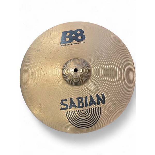 Used SABIAN 16in B8 Medium Crash Cymbal