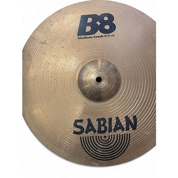 Used SABIAN 16in B8 Medium Crash Cymbal