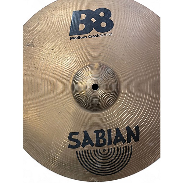 Used SABIAN 16in B8 Medium Crash Cymbal