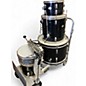 Used Rogers 5 Piece 4 PEICE Black Drum Kit