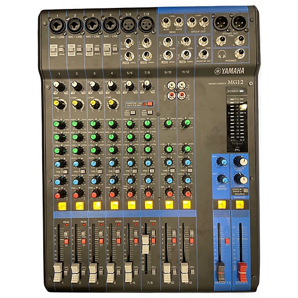 Used Yamaha MG12 Unpowered Mixer