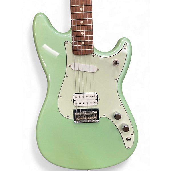 Used Fender Duo Sonic Surf Green Solid Body Electric Guitar