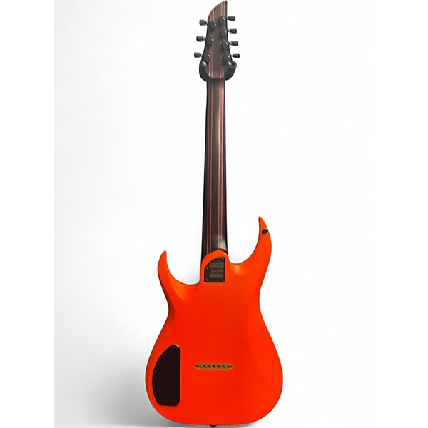 Used 2023 Schecter Guitar Research Km7 hybrid custom shop Orange Baritone Guitars
