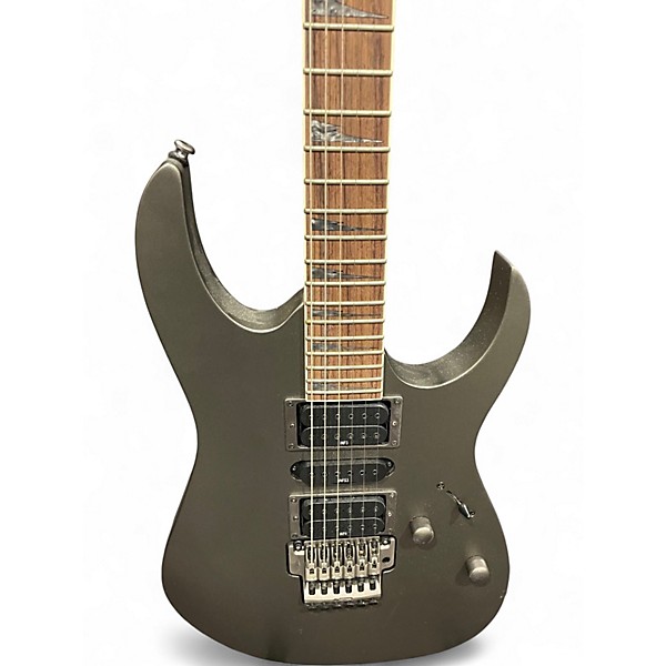 Used Ibanez RG5EX1 Silver Solid Body Electric Guitar