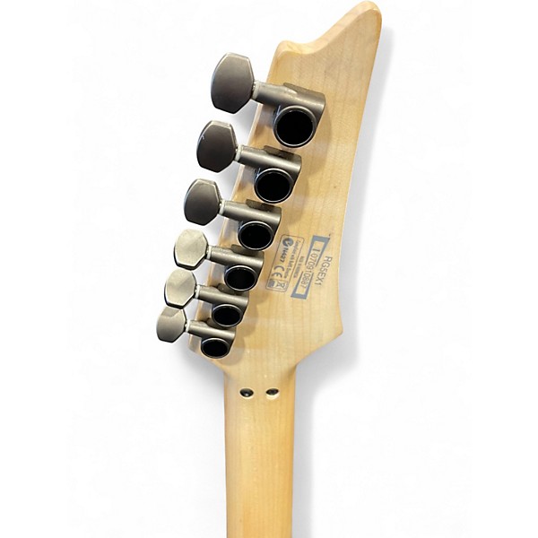 Used Ibanez RG5EX1 Silver Solid Body Electric Guitar