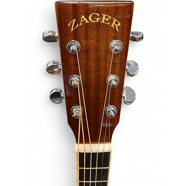 Used Zager ZAD50CE Natural Acoustic Electric Guitar