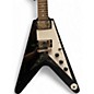 Used Epiphone FLYING V Ebony Solid Body Electric Guitar