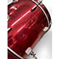 Used Percussion Plus 4 Piece 4 PC SHELL KIT Chrome Red Metallic Drum Kit