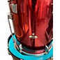 Used Percussion Plus 4 Piece 4 PC SHELL KIT Chrome Red Metallic Drum Kit