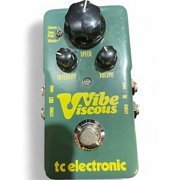 Used TC Electronic Viscous Vibe Univibe Effect Pedal