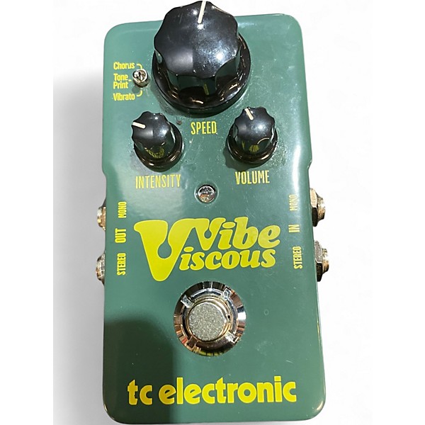 Used TC Electronic Viscous Vibe Univibe Effect Pedal