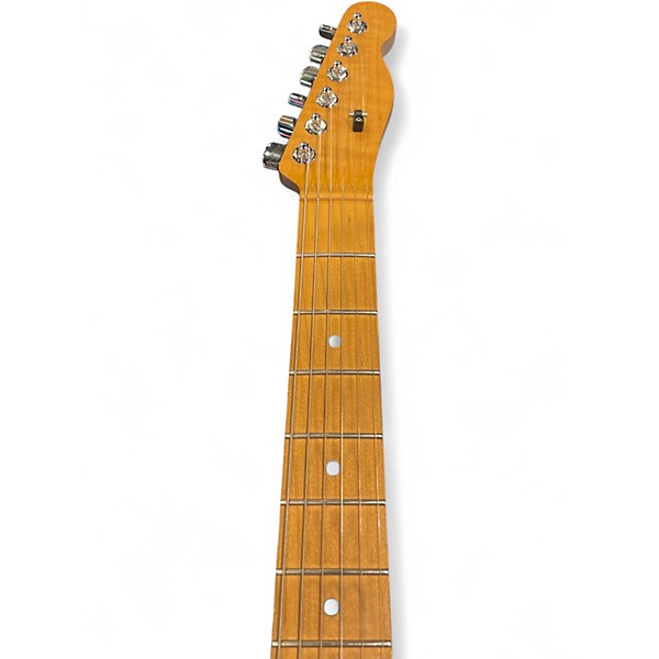 Used Warmoth Thinline T Type 2 Tone Sunburst Hollow Body Electric Guitar