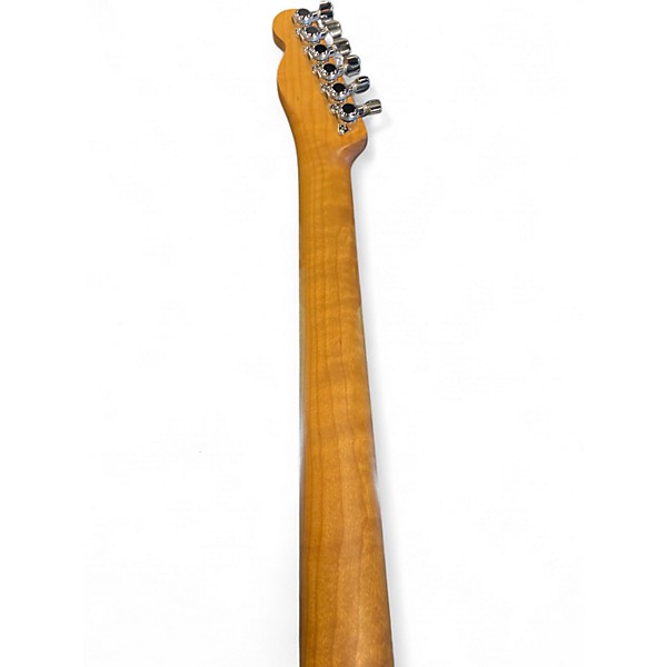 Used Warmoth Thinline T Type 2 Tone Sunburst Hollow Body Electric Guitar