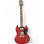 Used 2017 Epiphone SG Standard Worn Cherry Solid Body Electric Guitar thumbnail