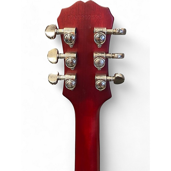 Used 2017 Epiphone SG Standard Worn Cherry Solid Body Electric Guitar