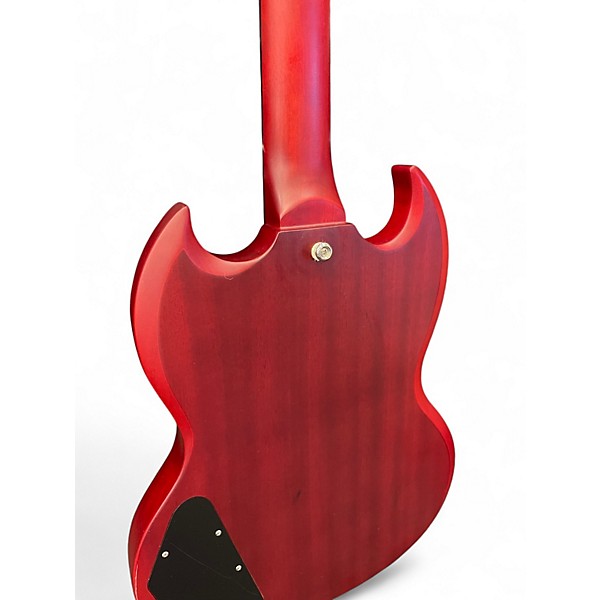Used 2017 Epiphone SG Standard Worn Cherry Solid Body Electric Guitar
