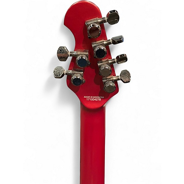 Used Sterling by Music Man MAJ100 Red Solid Body Electric Guitar