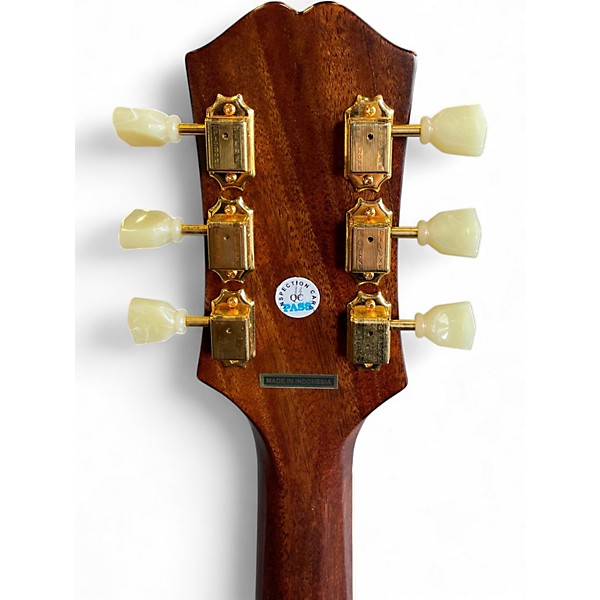 Used Epiphone Hummingbird Inspired by Gibson Aged Antique Natural Acoustic Electric Guitar