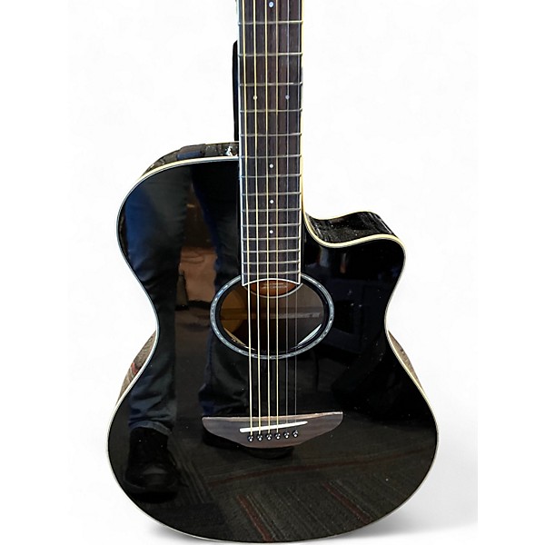 Used Yamaha APX600 Black Acoustic Electric Guitar