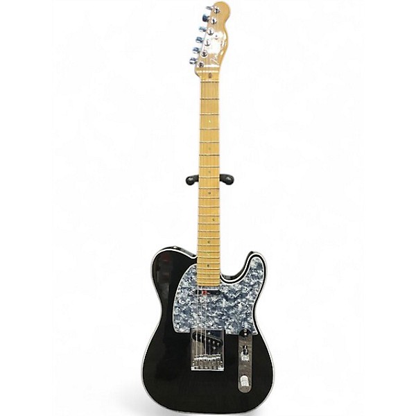 Used Fender American Deluxe Telecaster Black Solid Body Electric Guitar