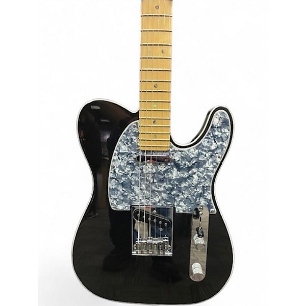 Used Fender American Deluxe Telecaster Black Solid Body Electric Guitar