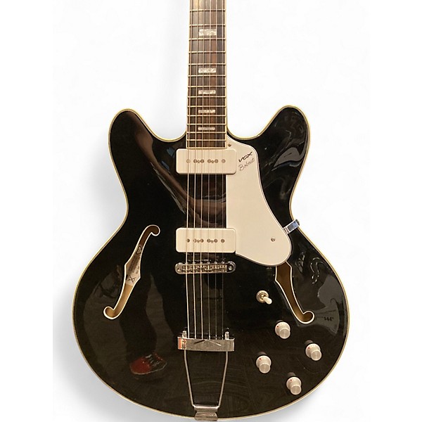 Used VOX Bobcat V90 Black Hollow Body Electric Guitar