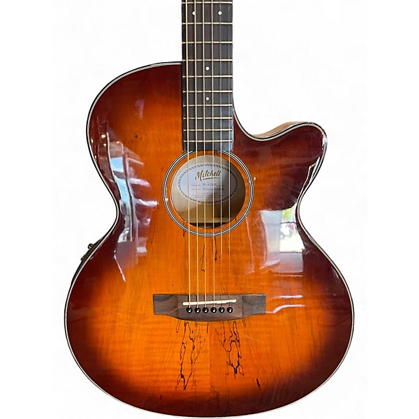 Used Mitchell Mx430 2 Color Sunburst Acoustic Electric Guitar