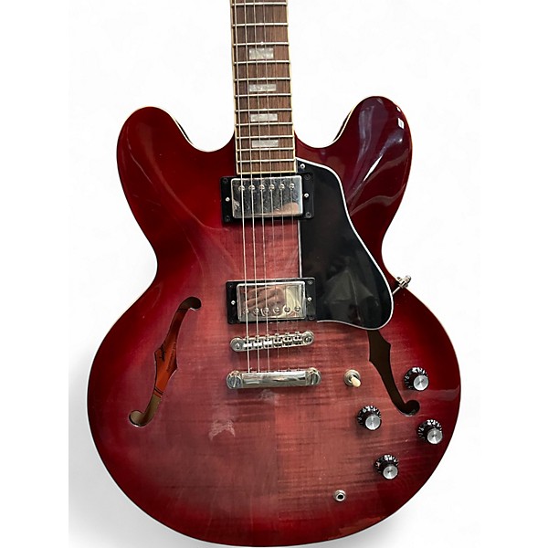 Used Epiphone ES335 Trans Red Hollow Body Electric Guitar